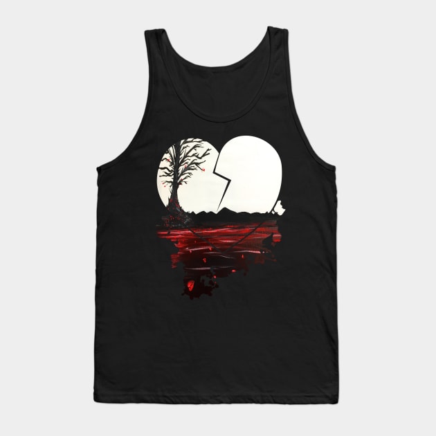 Broken Heart Tank Top by adamzworld